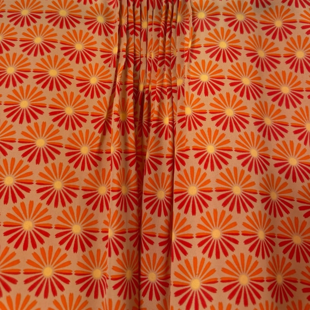 NYDJ- Bright Orange blouse- Size‎ L - Picture 3 of 5